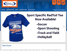 Tablet Screenshot of hawkeyebookstore.com